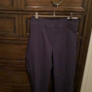 Lane Bryant 16/R navy blue skinny ankle pant
